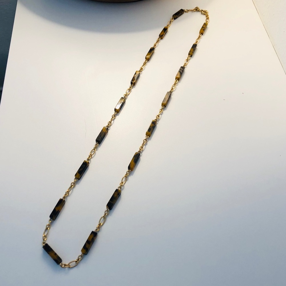 J Crew Tortoise Necklace